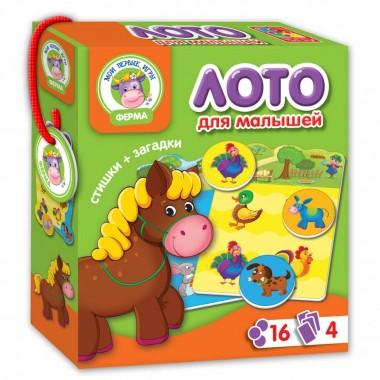 Настольная игра Vladi Toys Лото Ферма (VT2100-01) 