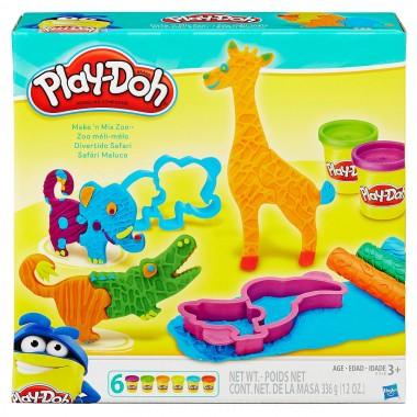 Набор пластилина Play-Doh "Веселое Сафари"